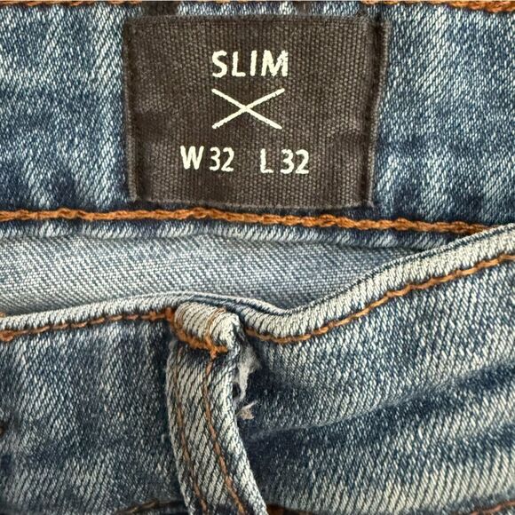 Ring of Fire Blue Slim Jeans Slim 32 x 32 Preowned - Picture 5 of 10